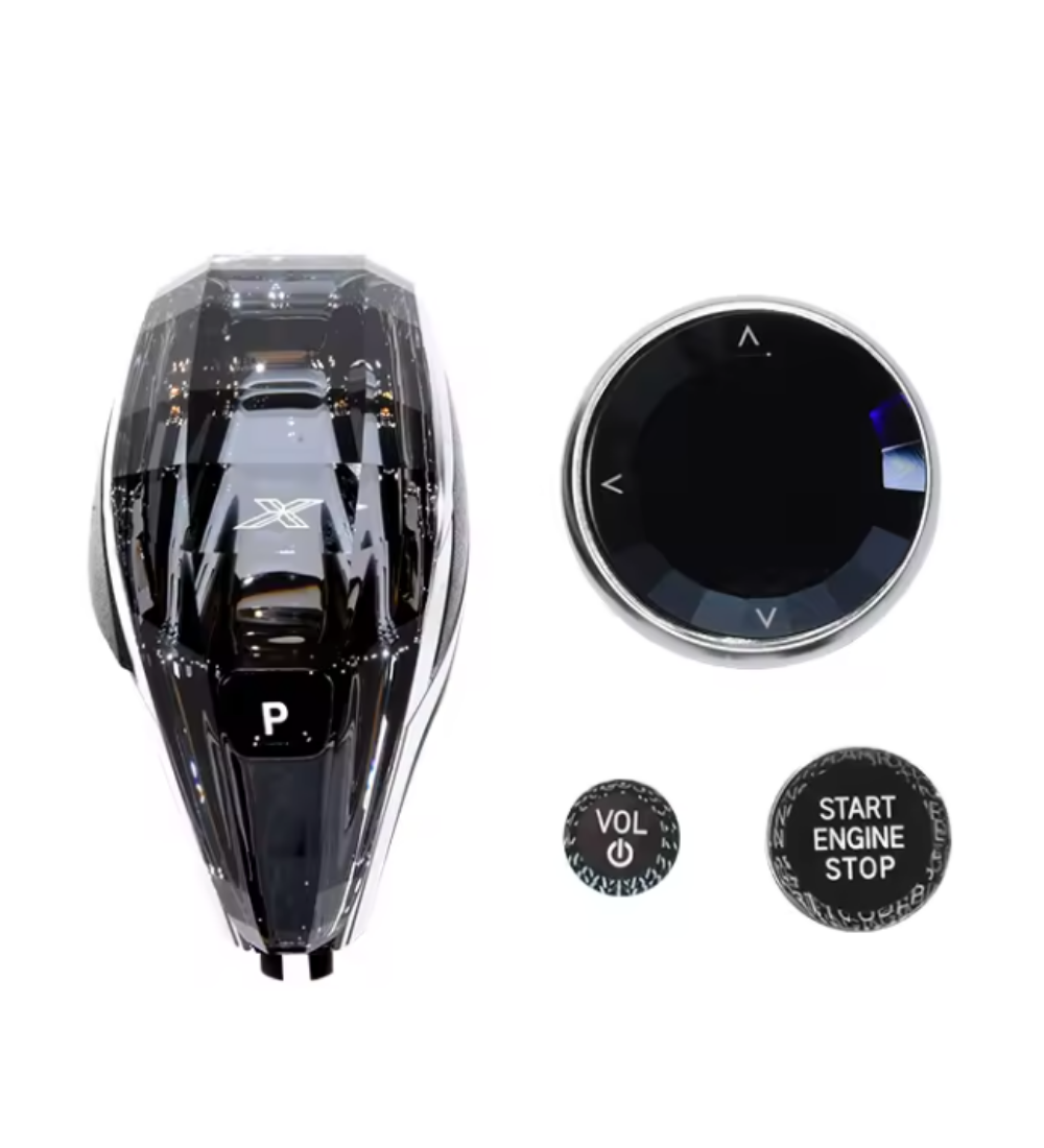Crystal Gear Shift Knob Assembly for BMW, Crystal Automatic Gear Shift Knob