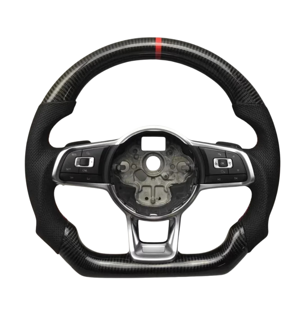 Carbon Fiber Steering Wheel for Volkswagen VW Golf 7.5 GTI GTD R-Line Golf 7 MK7 CC POLO Passat SCIROCCO TIGUAN