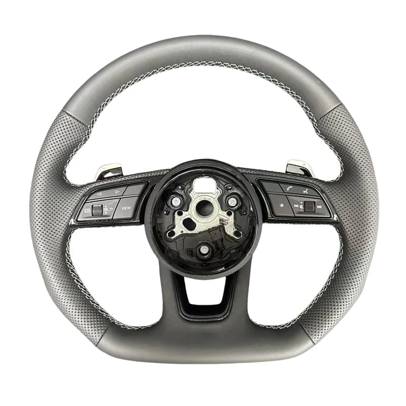 Carbon fiber leather steering wheel for Audi