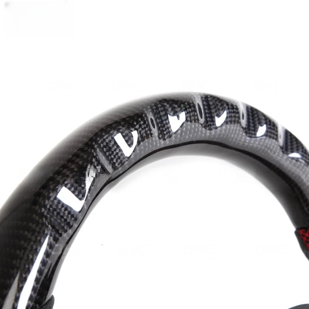 Carbon Fiber Car Steering Wheel with LED for VW Volkswagen Golf GTI7 MK7.5 Jetta Passat Golf 6 Touareg Golf 7