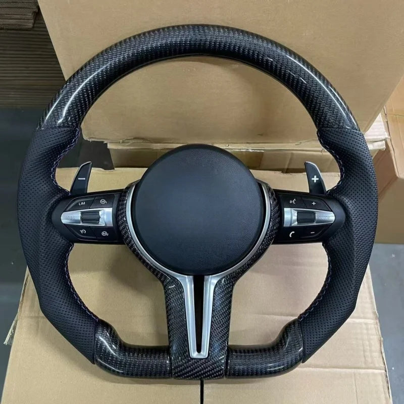 Carbon Fiber Sports Steering Wheel for BMW