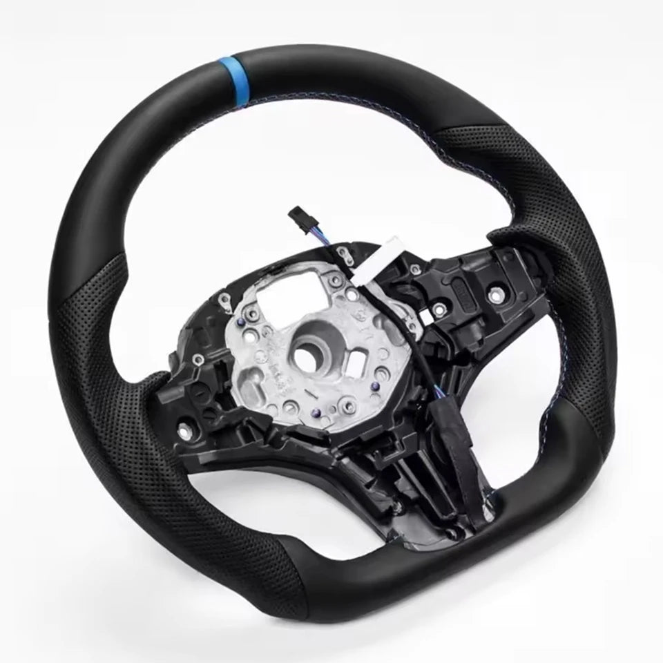 Full leather steering wheel for BMW