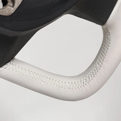 Tesla Model 3 / Model Y Steering Wheel - Heated White Nappa