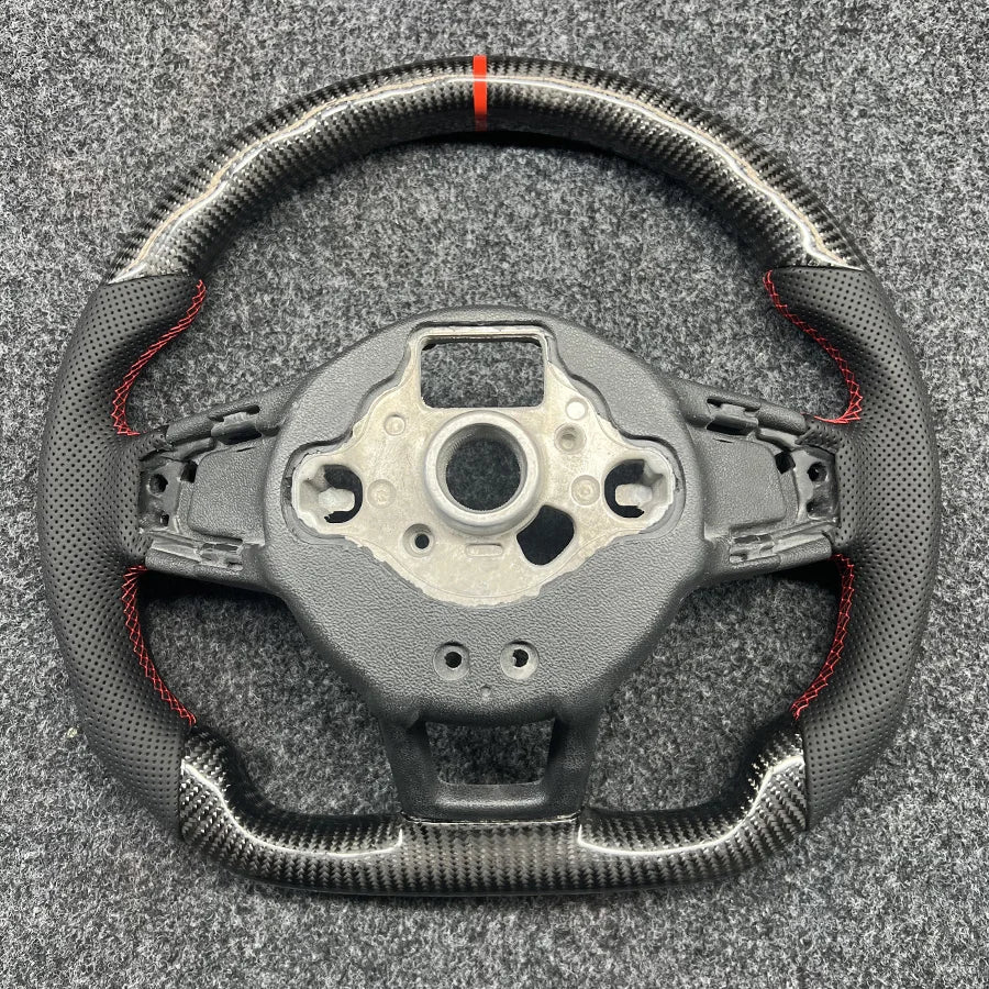 VW Golf 5/6/7 GTI / Passat CC Steering Wheel - Leather and Carbon