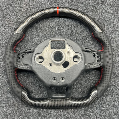 VW Golf 5/6/7 GTI / Passat CC Steering Wheel - Leather and Carbon