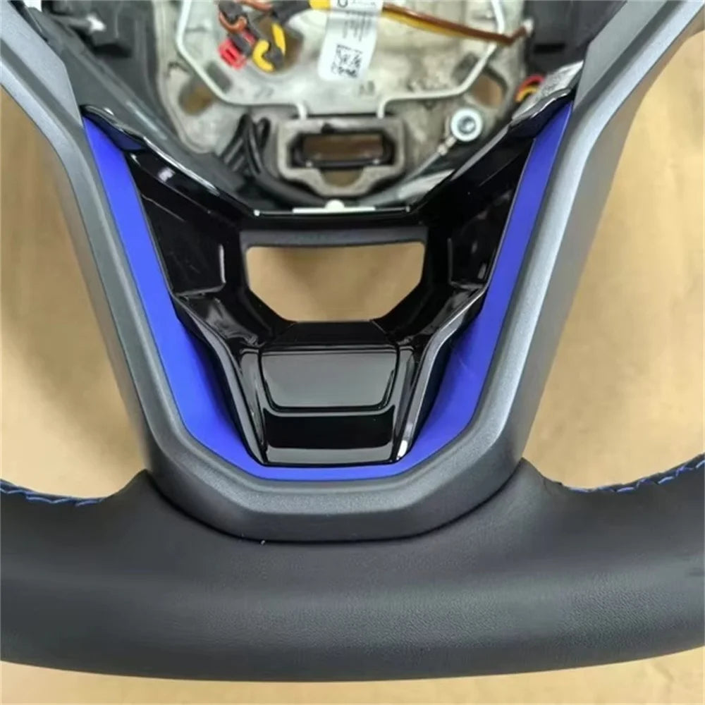 Upgraded Jetta Style Sport Steering Wheel with Leather Shift Paddles for Volkswagen VW Golf 8 MK8 R GTI GTD Tiguan Golf 7 Mk7