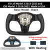 Tesla Model 3 / Model Y Steering Wheel - Heated Black Nappa