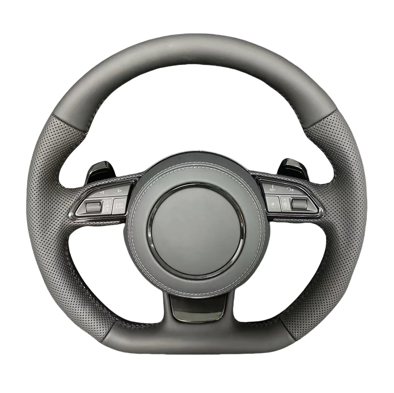 Car leather steering wheel for Audi
