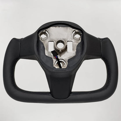Tesla Model 3 / Model Y Steering Wheel - Heated Black Nappa