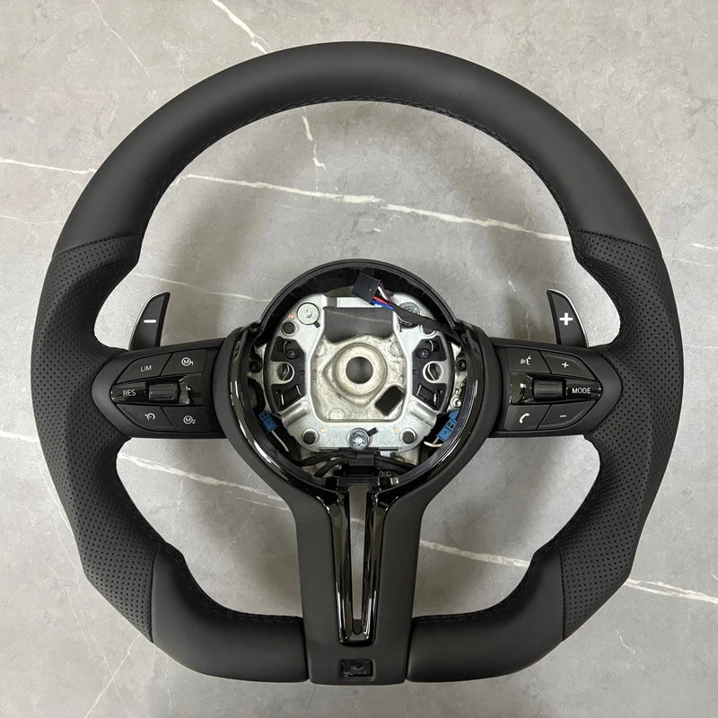 Car Leather Steering Wheel for BMW M3 M4 M5 M6 F30 F10 F15 F36 F01 F20 F22 F25 F31 F32 E70 E71 E90 E91 E92 X1 X2 X3 X4 X5 X6