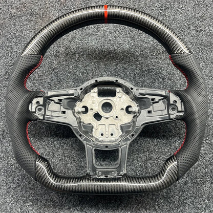 VW Golf 5/6/7 GTI / Passat CC Steering Wheel - Leather and Carbon