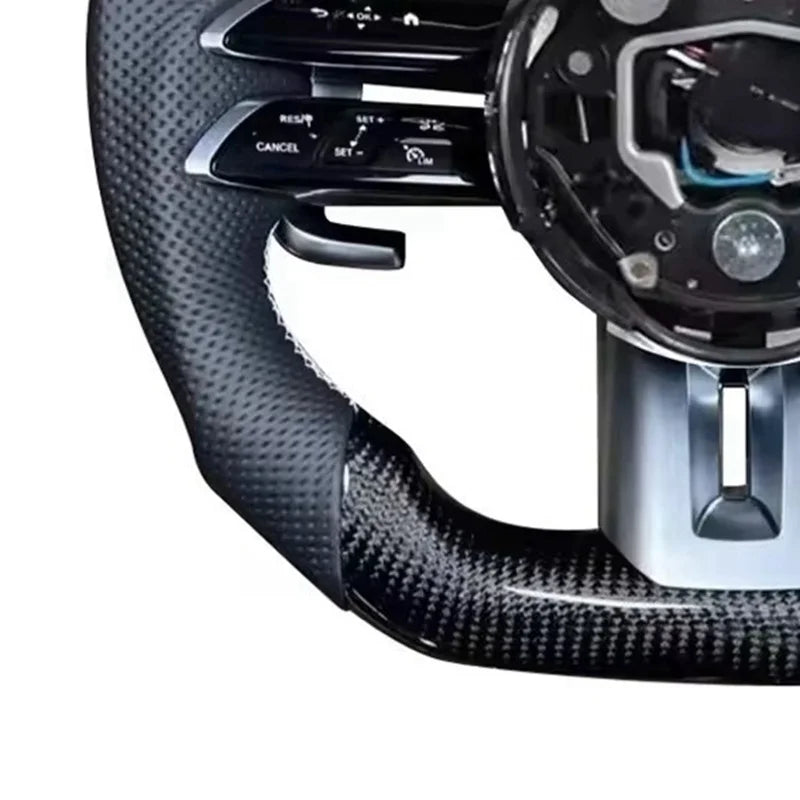 Custom Carbon Fiber Leather Steering Wheel for Mercedes Benz New CLS GLE W213 W238 W205 W222 W463 W167 G63 C Class C63 Sport