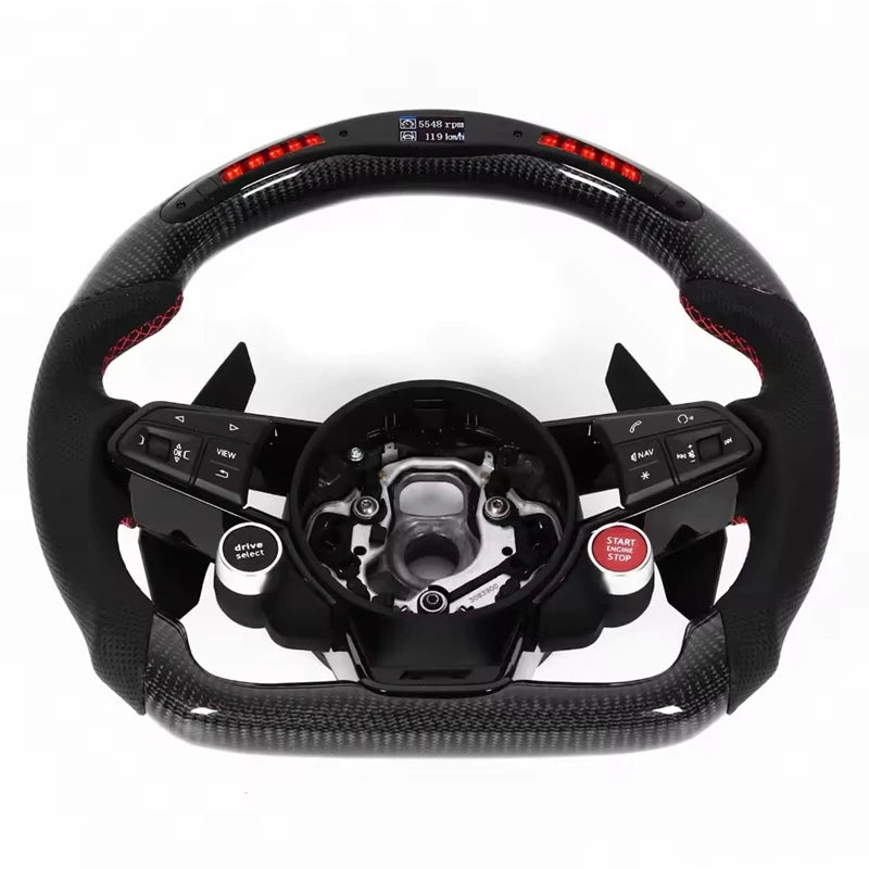 Audi LED carbon fiber steering wheel