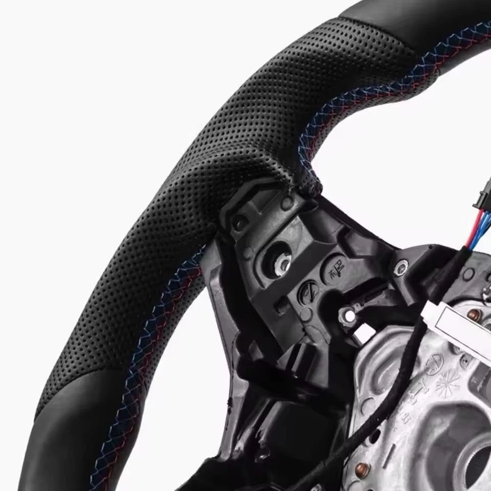 Full leather steering wheel for BMW