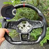 Forged Carbon Fiber Leather Sport Steering Wheel for VW Volkswagen Passat Mk7 GTI 6 7 R Golf 6 7 7 GTI 6 7 R Golf 6 7