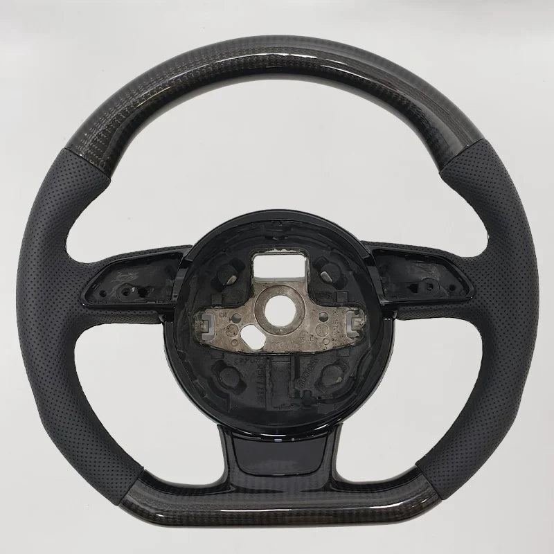 Audi A3 / Q3 / A4 B8 / A5 Steering Wheel - Leather and Carbon