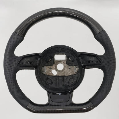 Audi A3 / Q3 / A4 B8 / A5 Steering Wheel - Leather and Carbon