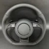 Car leather steering wheel for Audi