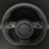 Car leather steering wheel for Audi