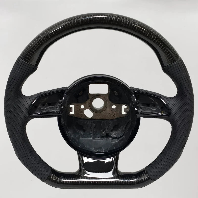 Audi A3 / Q3 / A4 B8 / A5 Steering Wheel - Leather and Carbon