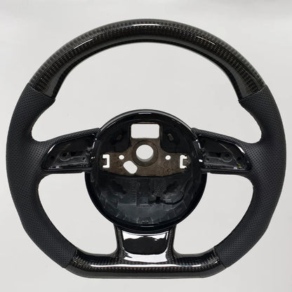 Audi A3 / Q3 / A4 B8 / A5 Steering Wheel - Leather and Carbon