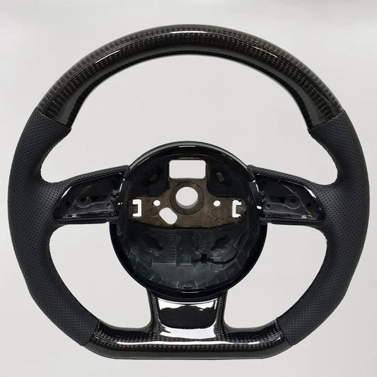 Audi A3 / Q3 / A4 B8 / A5 Steering Wheel - Leather and Carbon