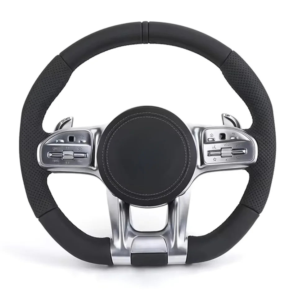 Car Leather Steering Wheel for Mercedes Benz S Class W221 W222 S222 X156 W246 C217 W205 X117 C117 CLA45 G63 E63 AMG