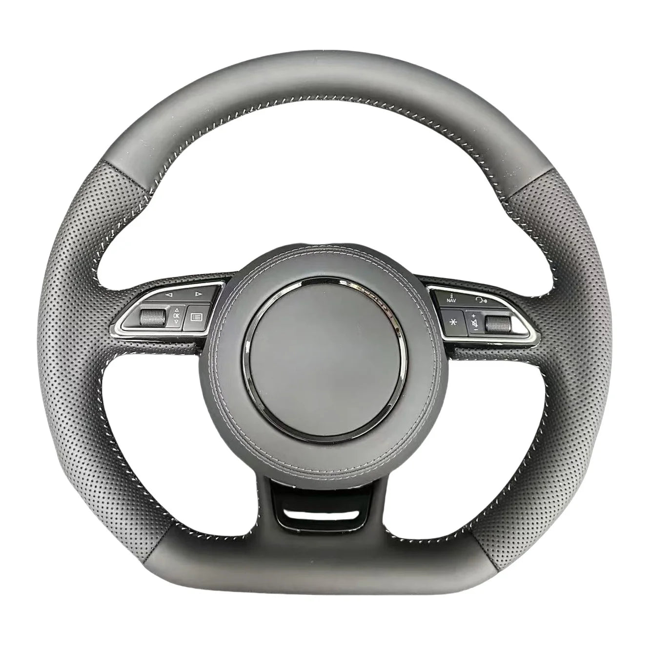 Car leather steering wheel for Audi
