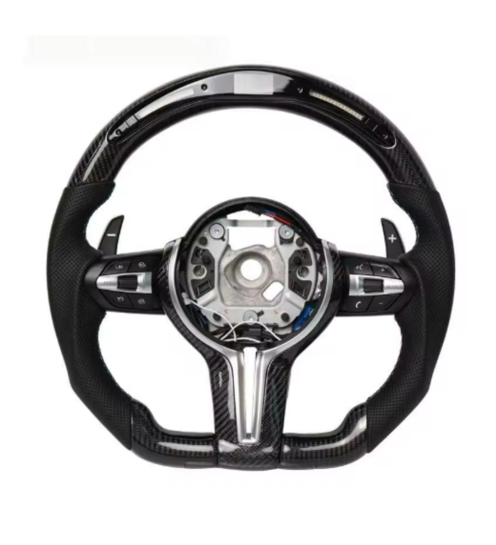 High Quality LED Carbon Fiber Steering Wheel for BMW