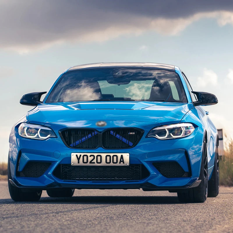 2pcs Car Front Grille Sport Sticker for BMW
